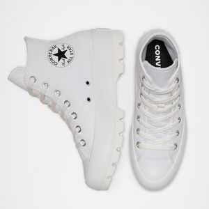 Converse Chuck Taylor All Star Lugged Leather - White sz.6.5